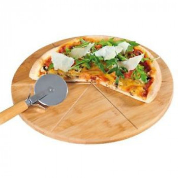 Фото Доска для пиццы 32х1.5см + нож