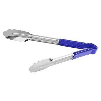 Фото Щипцы для гриля 24см с cиней силиконовой ручкой - P.L. Proff Cuisine