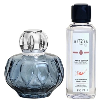 Фото Подарочный набор «Розали» синяя лампа Берже и аромат «Брызги шампанского» (Exquisite Sparkle) 250мл