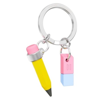 Фото Брелок для ключей "Карандаш и ластик"