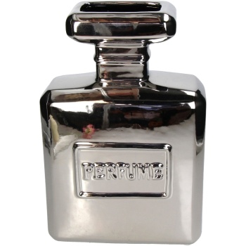 Фото Ваза для цветов "Perfume Bottle" 19.5x8.5x29.7см серебряная