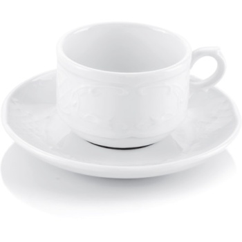 Фото Чашка с блюдцем 220мл FLORA