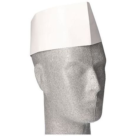 Фото Одноразовая шапочка повара - размер 55-62 WORK-INN белая, 25шт