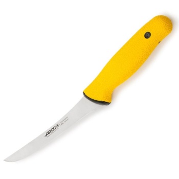 Фото Нож обвалочный 16см изогнутый DUO PRO желтый