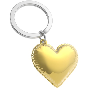 Фото Брелок для ключей "Золотое сердце"