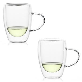 Фото Кружка необжигающая 350мл термостойкое стекло, 2шт