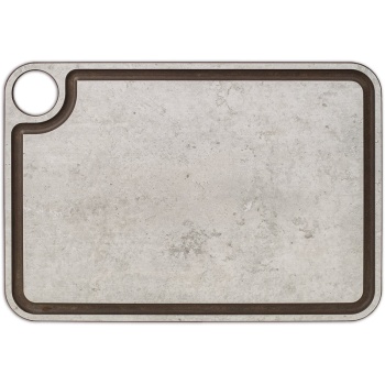 Фото Доска разделочная 33x23см с желобом Arcos мраморного цвета