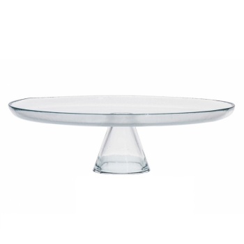 Фото Тортница на ножке Ø31x(h)9.5см Solar прозрачная