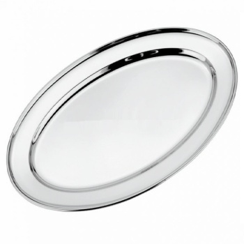 Фото Блюдо металлическое овальное 35x21см - P.L. Proff Cuisine