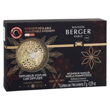 Фото Автомобильный аромадиффузор-клипса «Помелис» с ароматом «Ванильное великолепие» (Vanilla Magnificence)