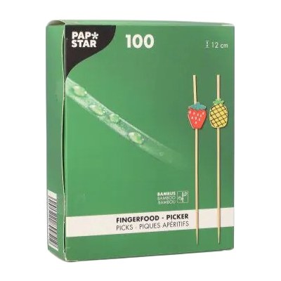 Фото Деко-пика 12см 'Фрукты', 100шт