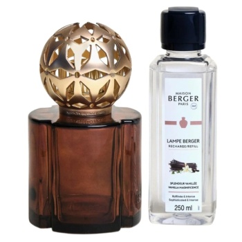 Фото Подарочный набор «Помелис» шоколадная лампа Берже и аромат «Ванильное великолепие» (Vanilla Magnificence) 250мл