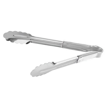 Фото Щипцы для гриля 23см с белой силиконовой ручкой - P.L. Proff Cuisine