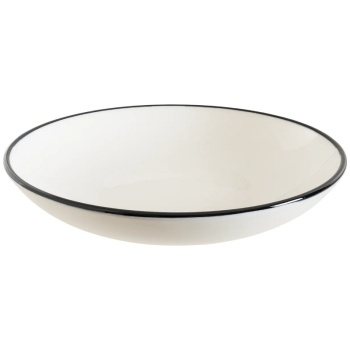 Фото Тарелка глубокая Ø23см 1000мл LINEA Black Bloom