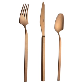 Фото Набор столовых приборов CARACAS shiny pvd copper - 24шт