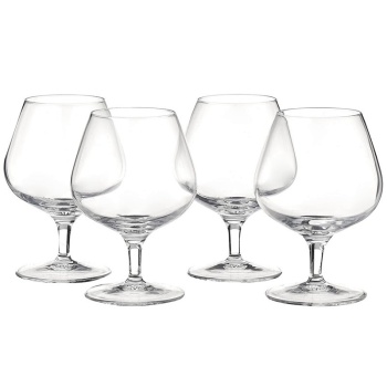 Фото Набор бокалов для коньяка 395мл MICHELANGELO MASTERPIECE, 4шт