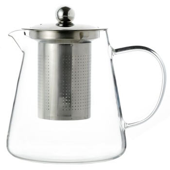 Фото Чайник 750мл с металлической крышкой и фильтр-ситом