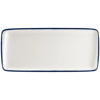 Фото Тарелка прямоугольная 34x16см LINEA Blue Moove