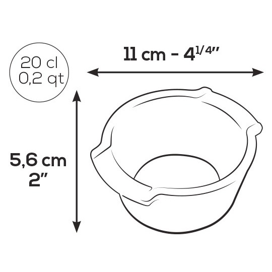 Фото Набор емкостей для запекания SLATE Ø11см, 2шт