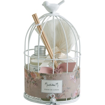 Фото Подарочный набор для ароматизации дома Carnets d'Artistes - Fleur de Coton - Цветок хлопка