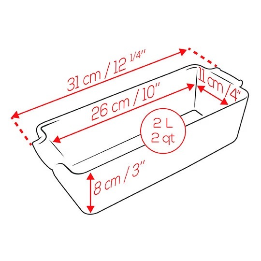 Фото Емкость для запекания 31x11см APPOLIA Slate