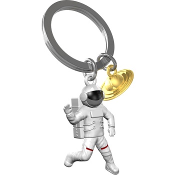Фото Брелок для ключей "Космонавт и Сатурн"