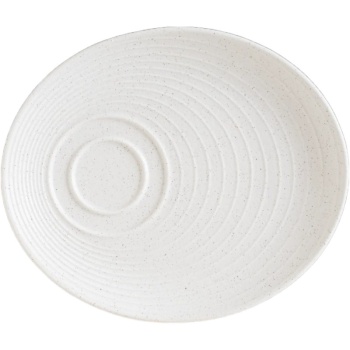 Фото Блюдце овальное 20x17см LIORA Ripple