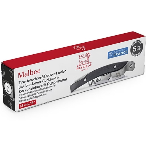 Фото Штопор сомелье 13см Malbec черный