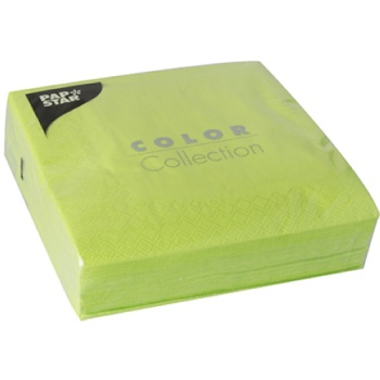 Фото Салфетка 1сл 33x33см COLOR Collection лаймовая, 50шт