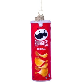 Фото Новогоднее украшение из стекла Vondels "Чипсы Pringles" 12см