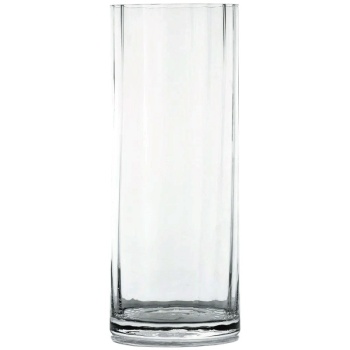 Фото Ваза для цветов 30см ЦИЛИНДР рифленка