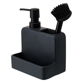 Фото Органайзер с диспенсером для мыла Noble 280мл графит — Smart Solutions