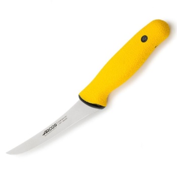 Фото Нож обвалочный 14см изогнутый DUO PRO желтый