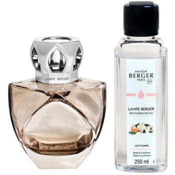 Фото Подарочный набор «‎Вечность» нюдовая лампа Берже с ароматом «‎Цветы для леди» (Lady Flower) 250мл
