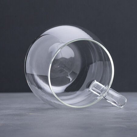 Фото Чашка необжигающая 400мл термостойкое стекло, 2шт