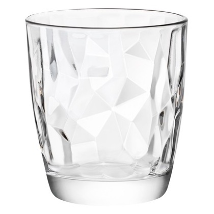 Набор стаканов 390мл DIAMOND прозрачный, 3шт детальная картинка 
