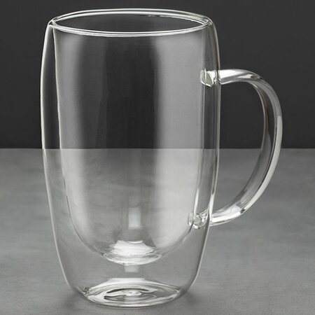 Фото Кружка необжигающая 450мл термостойкое стекло, 2шт