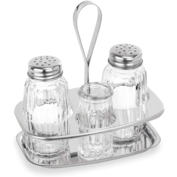 Фото Набор для специй MENAGE 12.5см из 3-х предметов - соль, перец, зубочистки