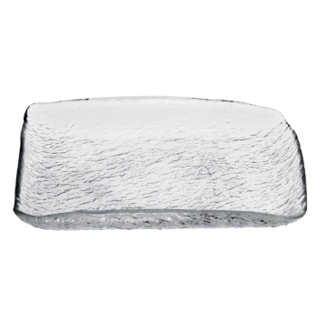 Фото Блюдо прямоугольное стеклянное Kendo 25x18x(h)3см прозрачное