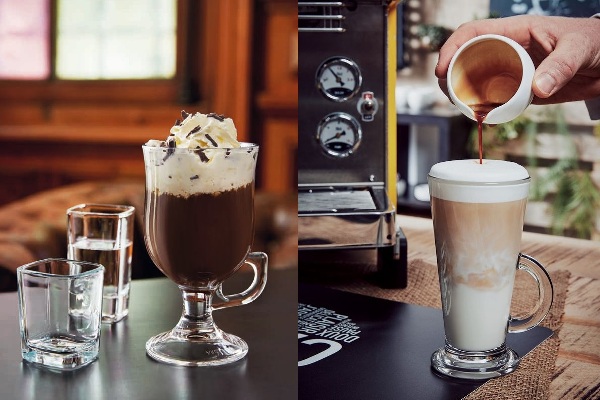 Бокалы для айриш кофе, глинтвейна и латте