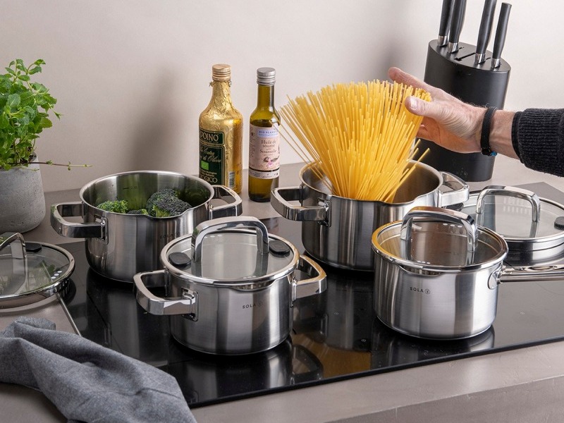 Набор посуды Juvia Sola Netherlands – 4 предмета – 3 кастрюли и сотейник