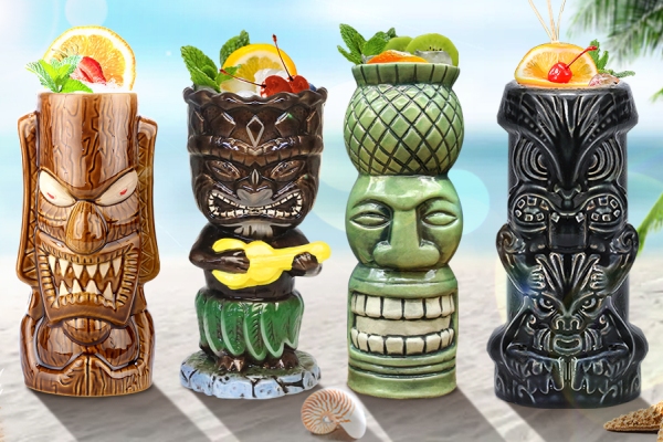 Кружки Тики для экзотических коктейлей