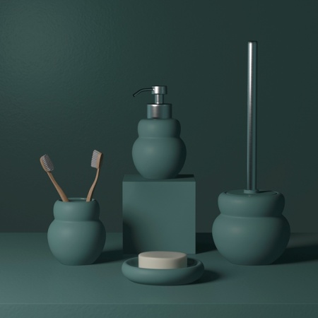 Мыльница Markl зеленая детальная картинка 