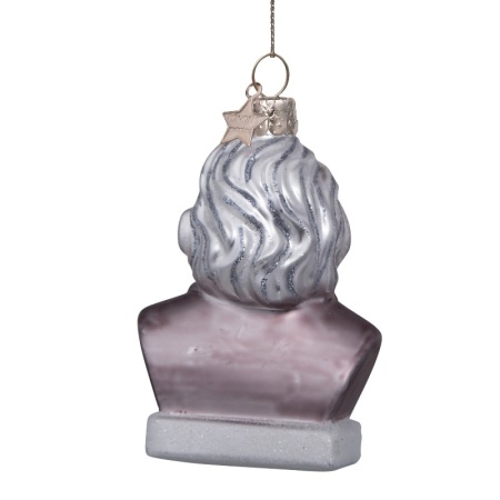 Новогоднее украшение из стекла Vondels "Эйнштейн" 9.5см детальная картинка 