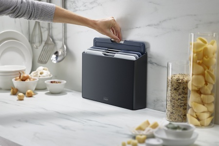 Набор разделочных досок 30x20см Folio Regular графит, 4шт - 60186 Joseph Joseph детальная картинка 