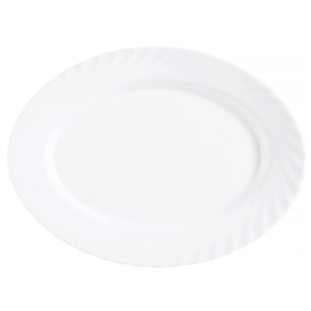 Тарелка овальная 35x26см TRIANON детальная картинка 