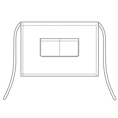 Передник Egochef 40x70см - коричневая эко-кожа детальная картинка 