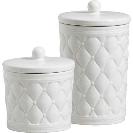 Баночки с крышкой для ванны Boudoir Precieux 2шт детальная картинка 