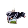 Новогоднее украшение из стекла Vondels "Корова" 7см - в подарочной коробке детальная картинка 