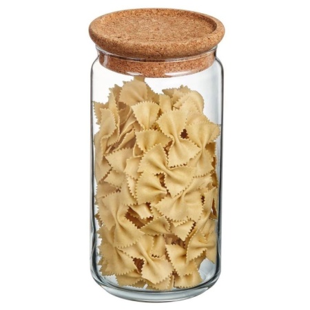 Емкость с крышкой 1.5л Pure Jar Cork - P9616 Luminarc детальная картинка 